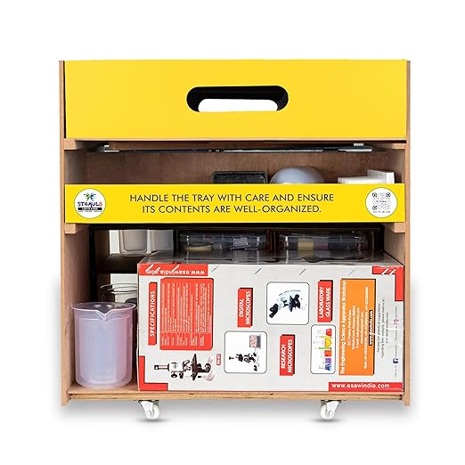 STEMUL8, Lab-in-A-Box | Science Experiments Kit for Home - for 8th to 10th Graders | Containing Over 150+ Experiments in Physics, Chemistry & Biology (Grade 8 to Grade 10)